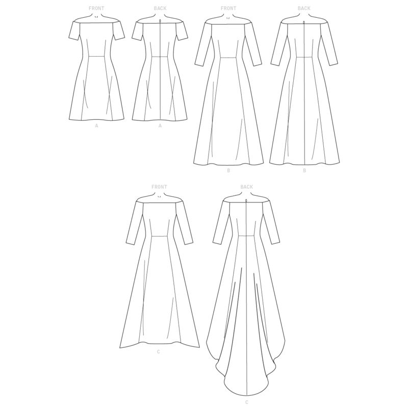 Patron Butterick 6639/A5 - Robe
