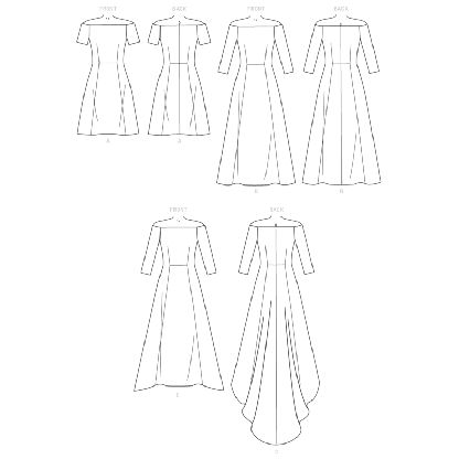 Patron Butterick 6639/A5 - Robe 2