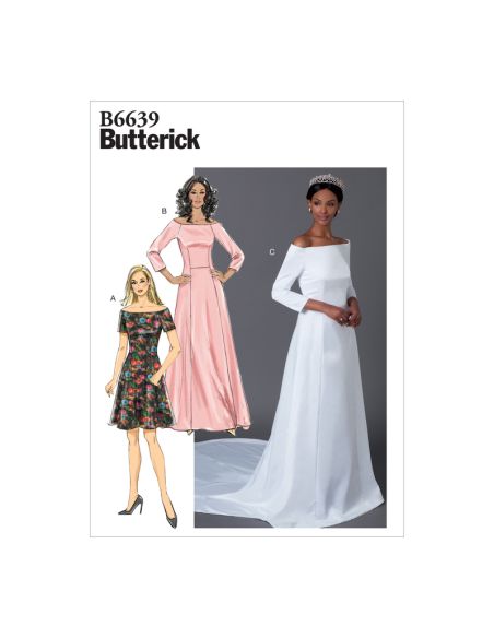 Patron Butterick 6639/A5 - Robe
