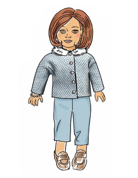 Patron Butterick 6645/OSZ - Vêtement pour poupée de 46cm