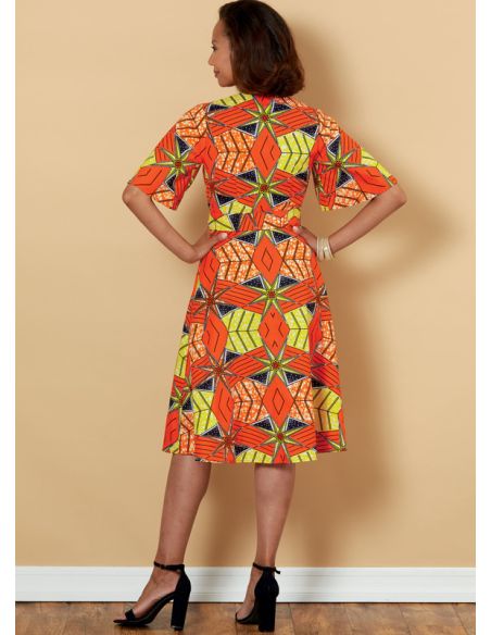Patron Butterick 6654/A - Robe et ceinture