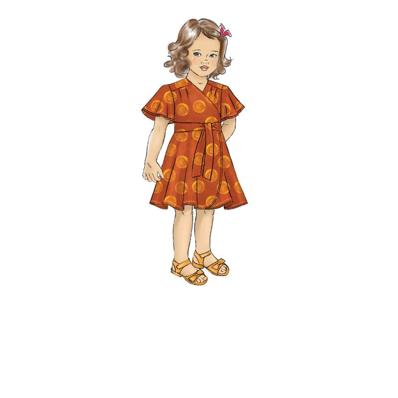 Patron Butterick 6654/A - Robe et ceinture