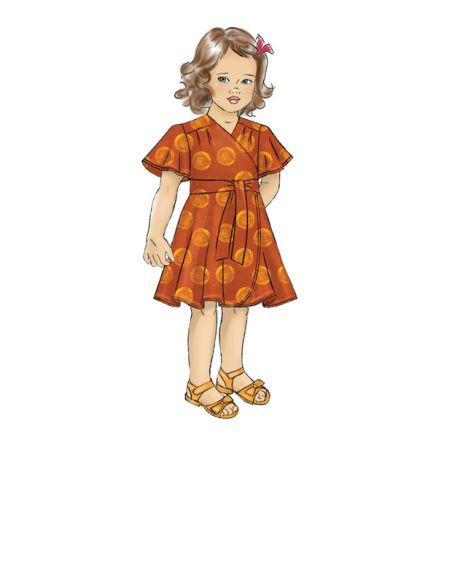 Patron Butterick 6654/A - Robe et ceinture