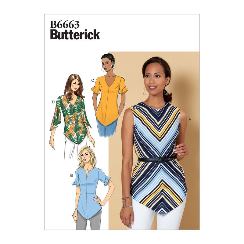 Patron Butterick 6663/A5 - Haut