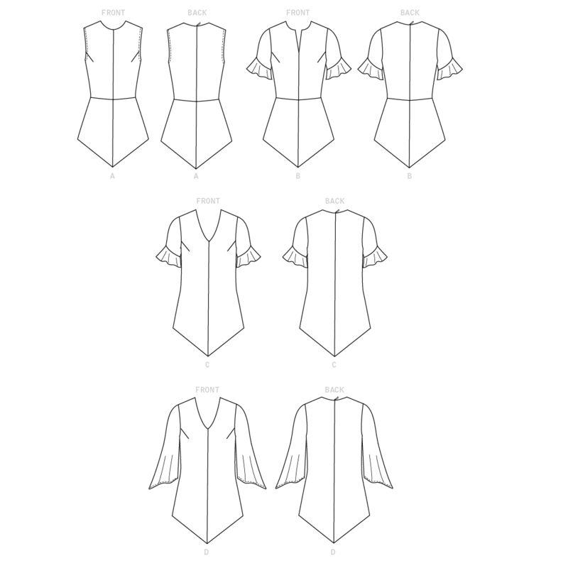 Patron Butterick 6663/A5 - Haut