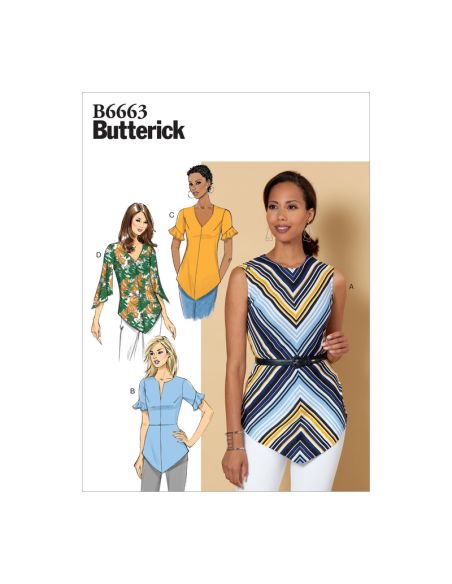 Patron Butterick 6663/A5 - Haut