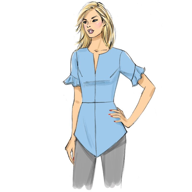 Patron Butterick 6663/A5 - Haut