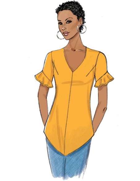 Patron Butterick 6663/A5 - Haut