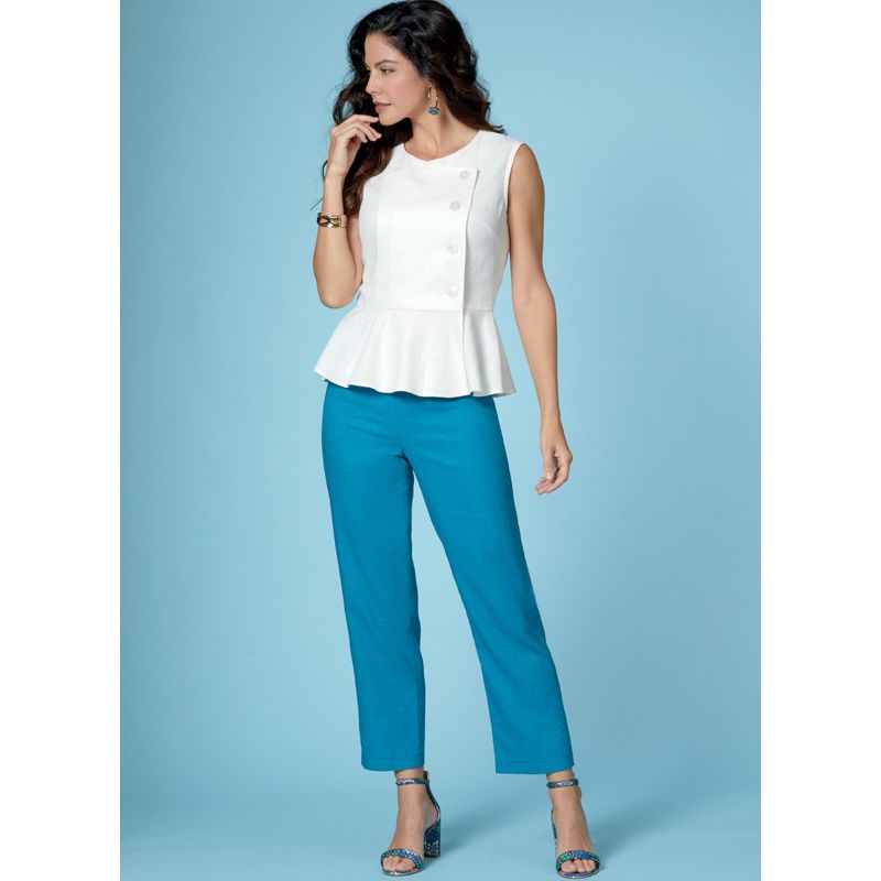 Patron Butterick 6670/A5 - Haut, robe, jupe et pantalon