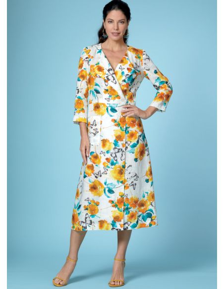 Patron Butterick 6670/A5 - Haut, robe, jupe et pantalon