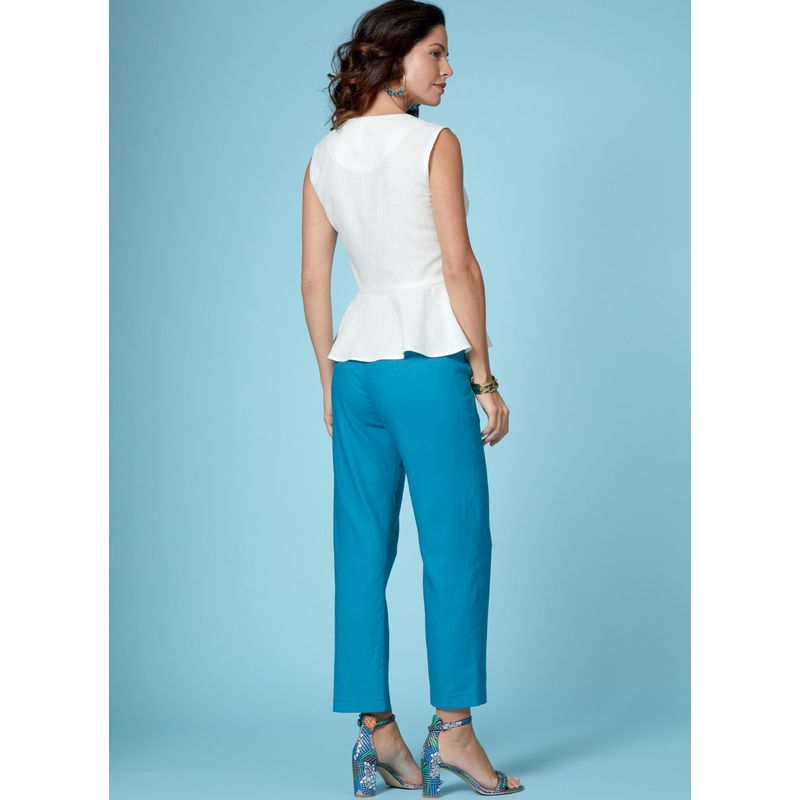 Patron Butterick 6670/A5 - Haut, robe, jupe et pantalon