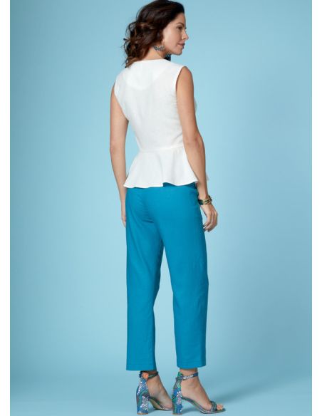 Patron Butterick 6670/A5 - Haut, robe, jupe et pantalon