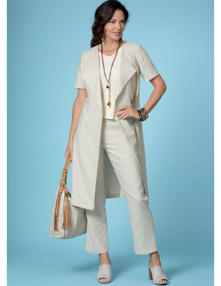 Patron Butterick 6670/A5 - Haut, robe, jupe et pantalon