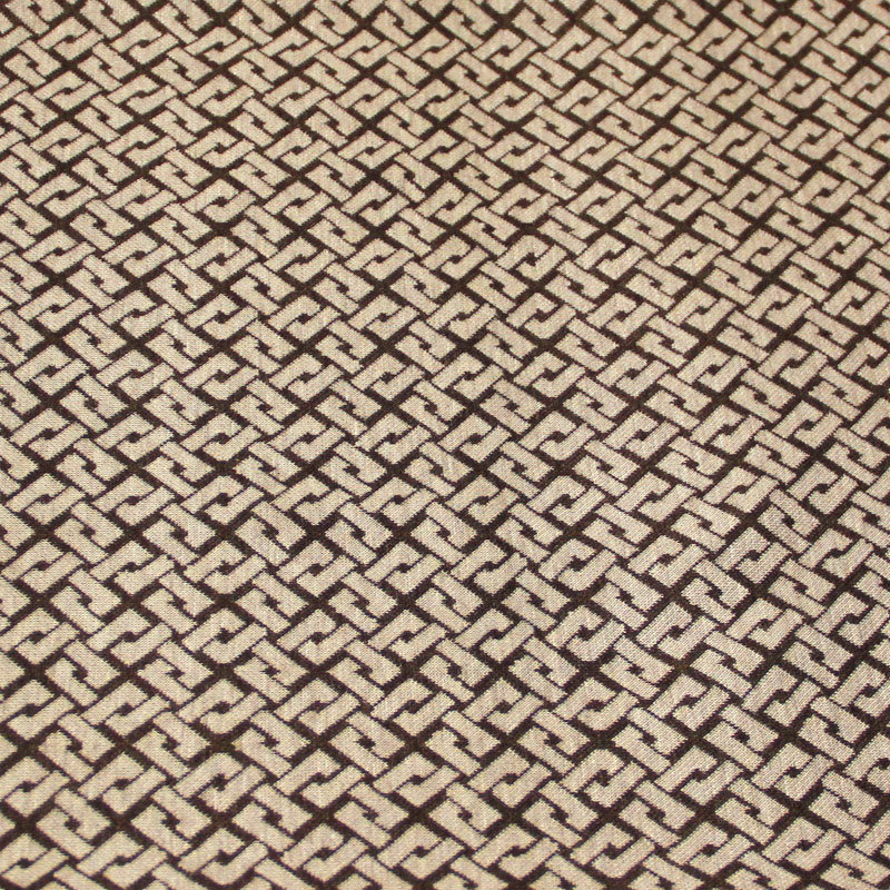 Jersey 100% viscose fantaisie - Labyrinthe élégant