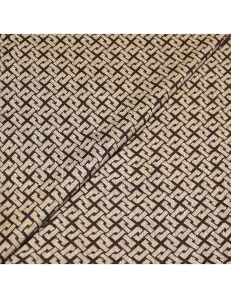 Jersey 100% viscose fantaisie - Labyrinthe élégant