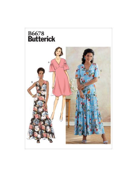 Patron Butterick 6678/A5 - Robe