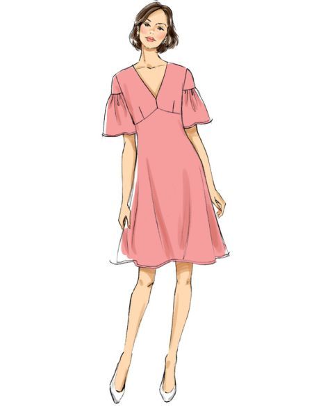 Patron Butterick 6678/A5 - Robe