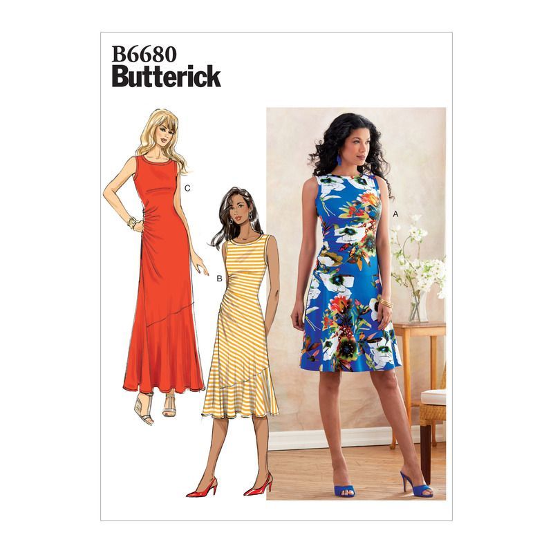 Patron Butterick 6680/A5 - Robe