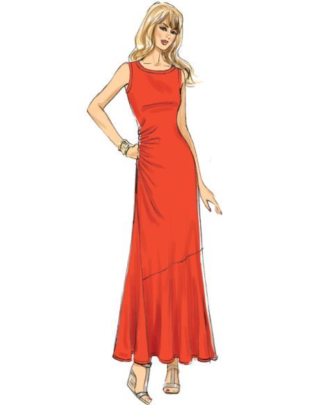 Patron Butterick 6680/A5 - Robe