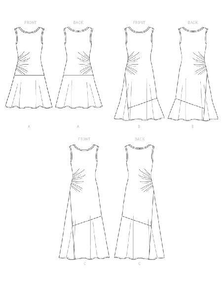 Patron Butterick 6680/A5 - Robe