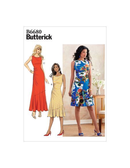 Patron Butterick 6680/A5 - Robe