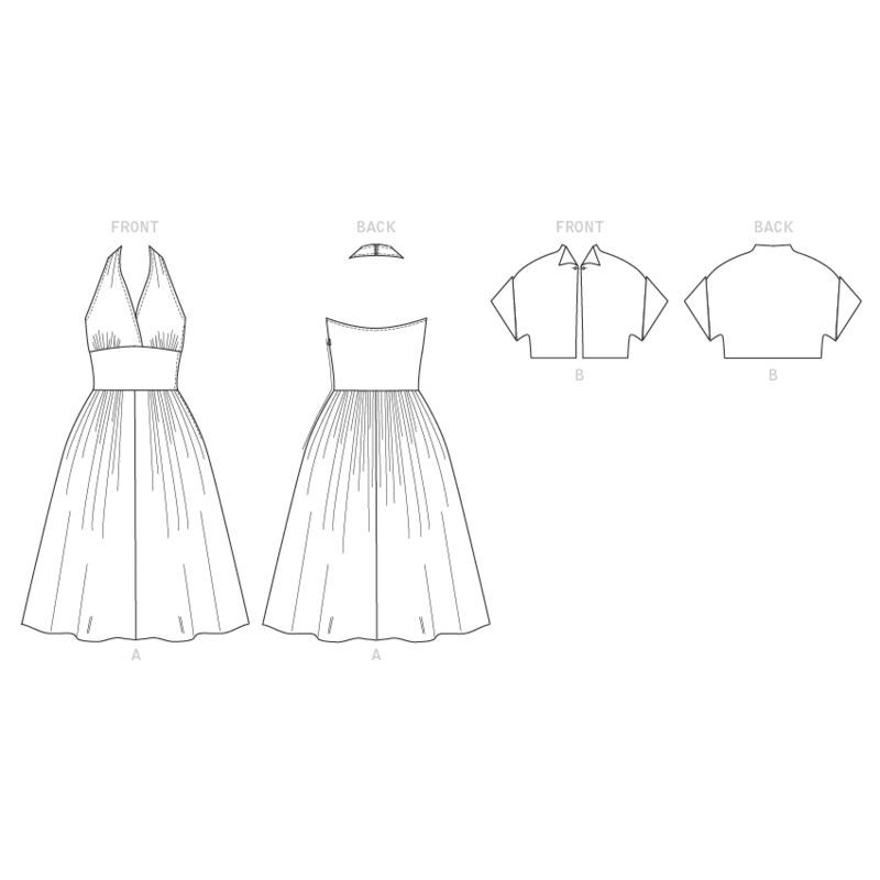 Patron Butterick 6682/A5 - Robe et veste