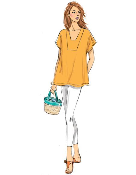 Patron Butterick 6683/Y - Tunique et caftan