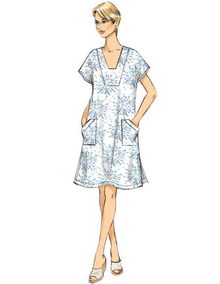 Patron Butterick 6683/Y - Tunique et caftan