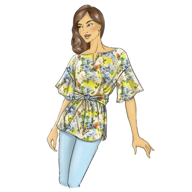 Patron Butterick 6685/Y - Haut et ceinture