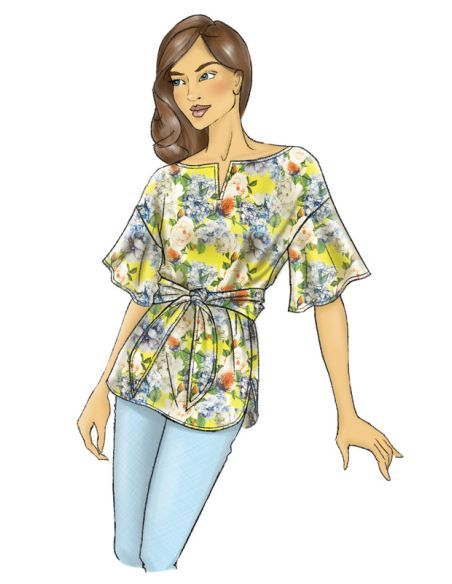 Patron Butterick 6685/Y - Haut et ceinture