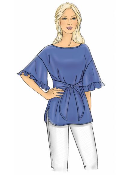 Patron Butterick 6685/Y - Haut et ceinture