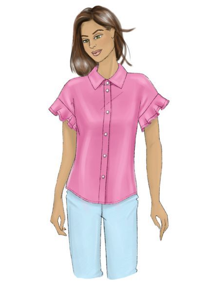 Patron Butterick 6686/A5 - Haut