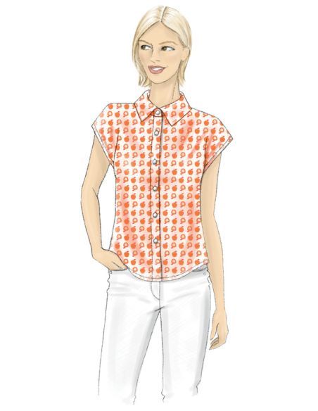 Patron Butterick 6686/A5 - Haut