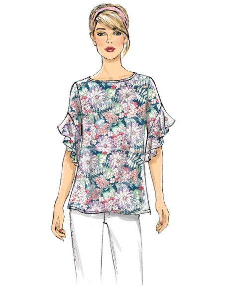 Patron Butterick 6687/Y - Haut