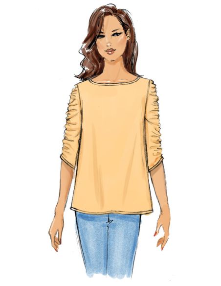 Patron Butterick 6687/Y - Haut