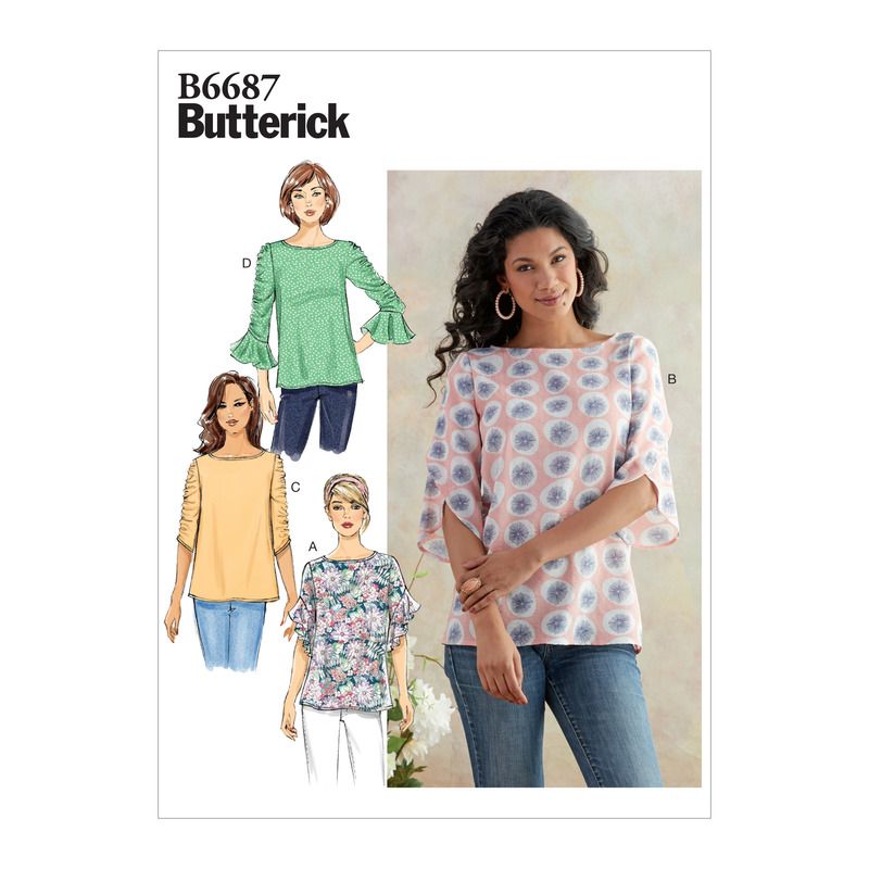 Patron Butterick 6687/Y - Haut