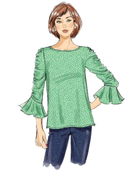 Patron Butterick 6687/Y - Haut