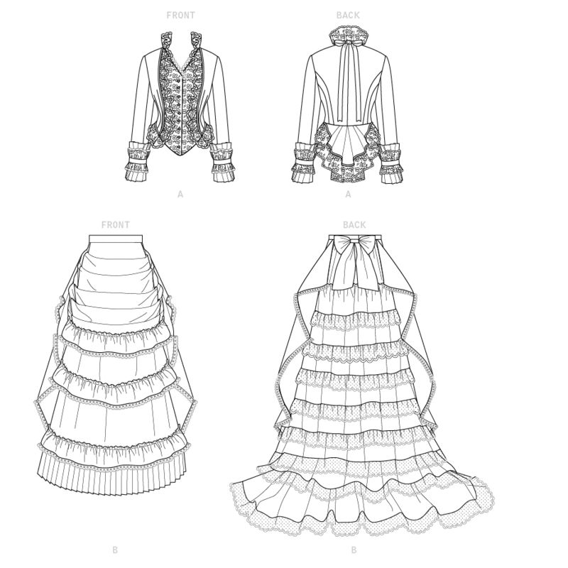 Patron Butterick 6692/A5 - Déguisement