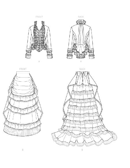 Patron Butterick 6692/A5 - Déguisement