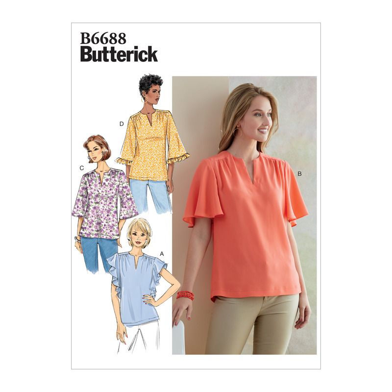 Patron Butterick 6688/A5 - Haut