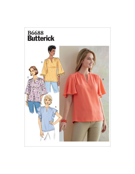 Patron Butterick 6688/E5 - Haut