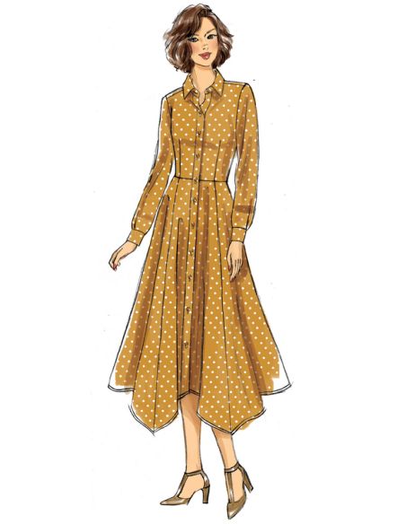 Patron Butterick 6702/A5 - Robe