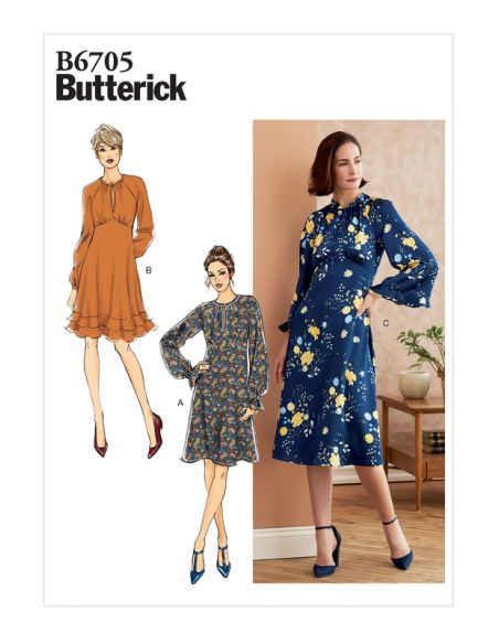 Patron Butterick 6705/A5 - Robe
