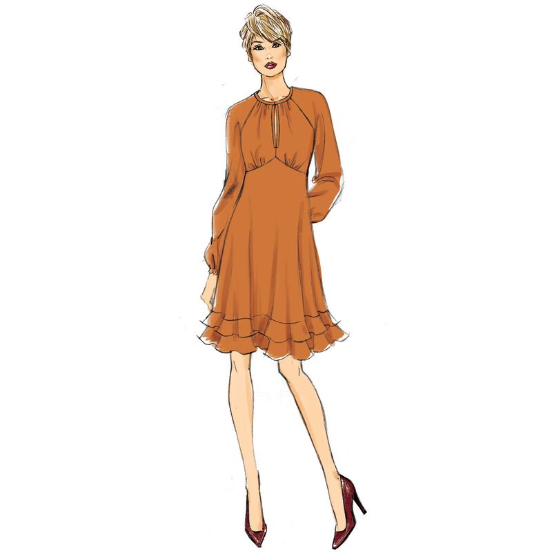 Patron Butterick 6705/A5 - Robe