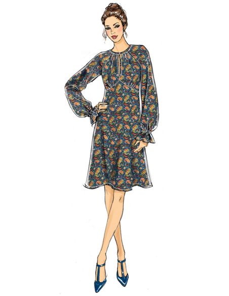 Patron Butterick 6705/A5 - Robe