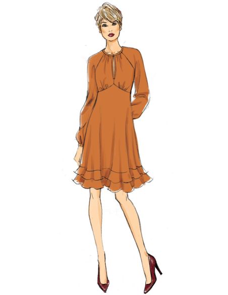 Patron Butterick 6705/A5 - Robe