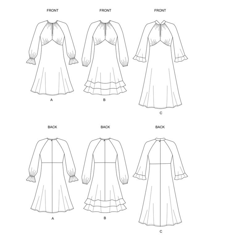 Patron Butterick 6705/A5 - Robe