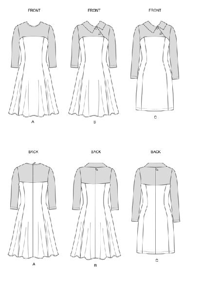 Patron Butterick 6707/B5 - Robe