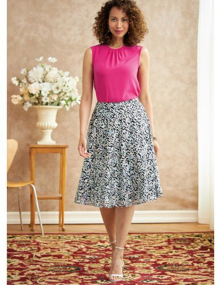 Patron Butterick 6718/A5 - Veste, robe, haut, jupe et pantalon