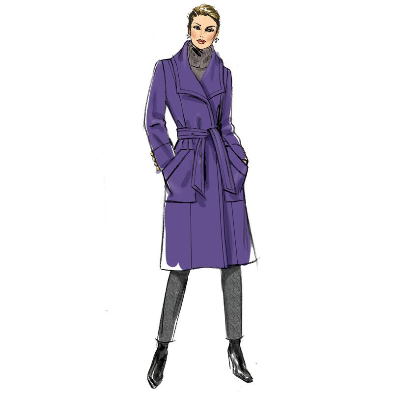 Patron Butterick 6720/XY- Vêtement de dessus et ceinture